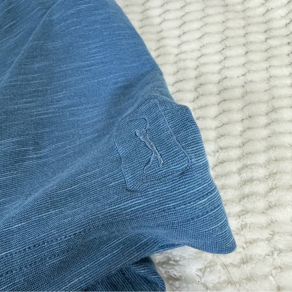 PGA Tour Performance Golf Short Sleeve Collared Polo Mens 2XL Blue Lightweight - Picture 3 of 9